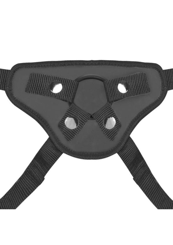 Lux Fetish Beginners Strap-On Harness Adjustable Black - Image 3