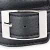Lux Fetish Unisex Leatherette Cuffs Adjustable Black - Image 4