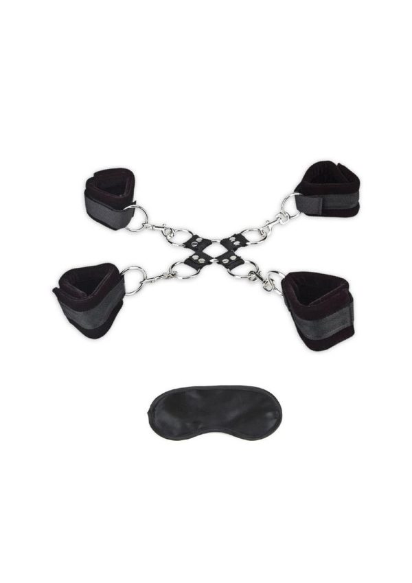 Lux Fetish Hogtie Set 5 Piece Black - Image 4