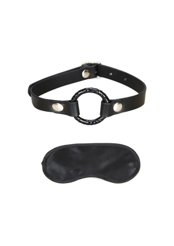 Lux Fetish Open Mouth Gag Black - Image 4