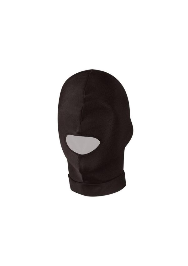 Lux Fetish Open Mouth Stretch Hood Black One Size Fits All - Image 3