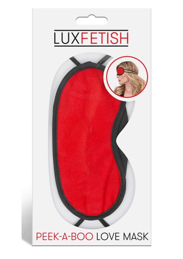 Lux F Peek A Boo Love Mask Red - Image 2