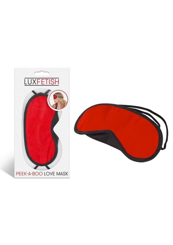 Lux F Peek A Boo Love Mask Red - Image 3