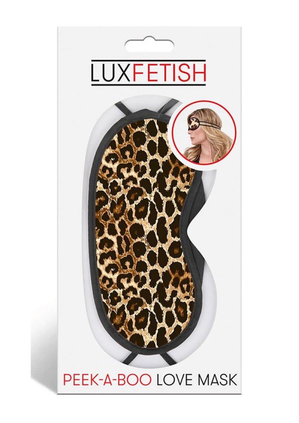 Lux F Peek A Boo Love Mask Leopard - Image 2