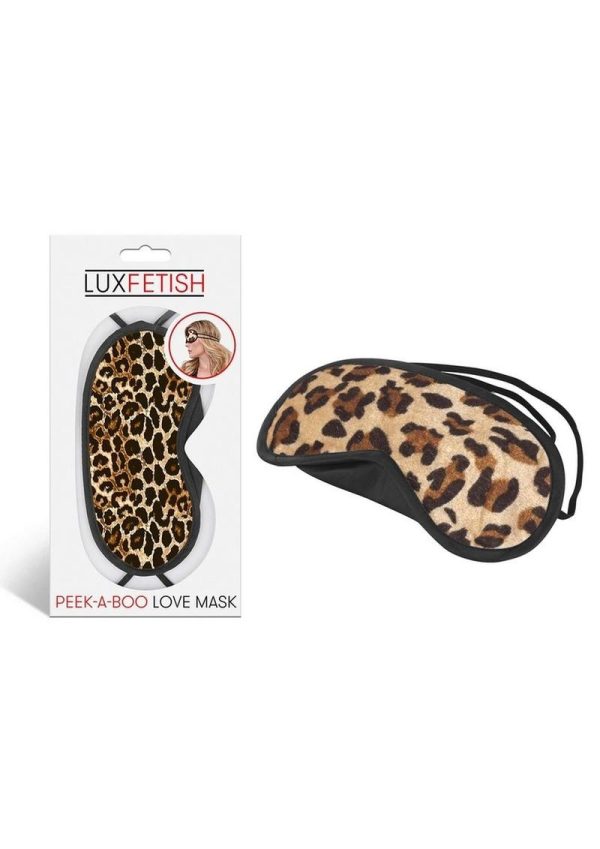 Lux F Peek A Boo Love Mask Leopard - Image 3