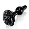 Icicles No 77 Glass Anal Plug Black 2.4 Inch - Image 3