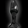 Icicles No 78 Glass Anal Plug - Black