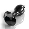 Icicles No 78 Glass Anal Plug Black 2.9 Inch - Image 3
