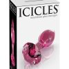 Icicles No 79 Glass Anal Plug Pink 2.9 Inch - Image 2