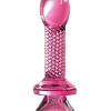 Icicles No 82 Textured Glass Juicer Probe Pink 4 Inch - Image 3