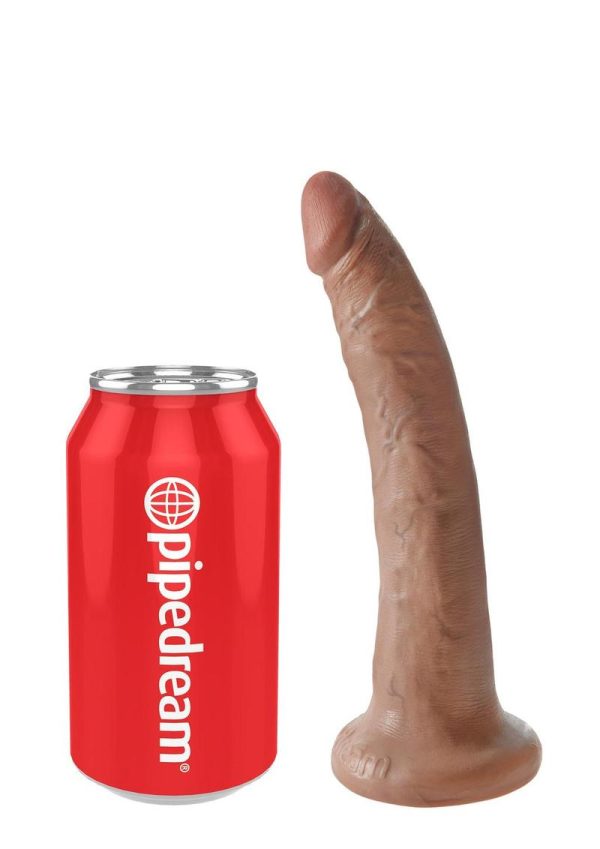 King Cock Realistic Dildo Tan 7 Inch - Image 3