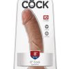 King Cock Realistic Dildo Tan 8 Inch - Image 2