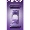 Fantasy C-Ringz Duo-Vibrating Super Ring With Clitoral Stimulation Waterproof Purple - Image 2