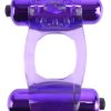 Fantasy C-Ringz Duo-Vibrating Super Cock Ring with Bullet - Purple