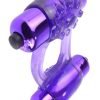 Fantasy C-Ringz Duo-Vibrating Super Ring With Clitoral Stimulation Waterproof Purple - Image 3