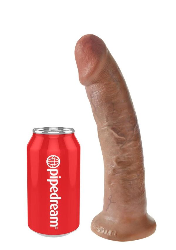 King Cock Realistic Dildo Tan 9 Inch - Image 3