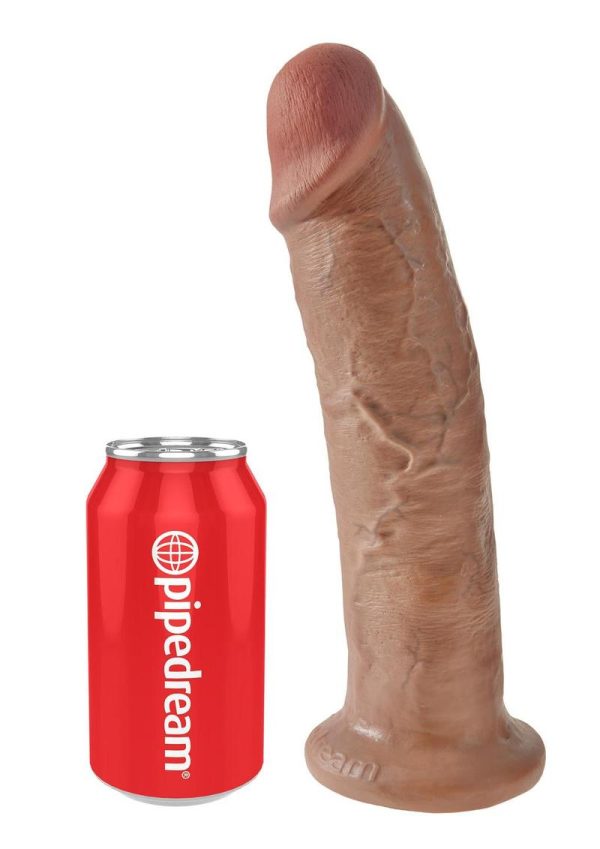 King Cock Realistic Dildo Tan 10 Inch - Image 3