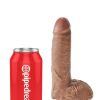 King Cock Realistic Dildo With Balls Tan 7 Inch - Image 3