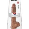 King Cock Realistic Dildo With Balls Tan 10 Inch - Image 2