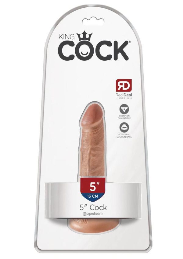 King Cock Realistic Dildo Tan 5 Inch - Image 2