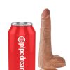 King Cock Dildo with Balls 6in - Caramel