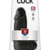 King Cock Chubby Realistic Dildo With Balls Black 9 Inch - Image 2