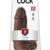 King Cock Chubby Realistic Dildo With Balls Bown 9 Inch - Image 2