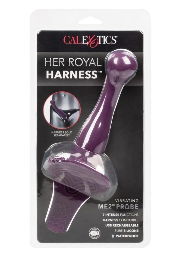 Vibrating Me2 Probe Silicone G-Vibe Waterproof Purple 6.5 Inch - Image 2