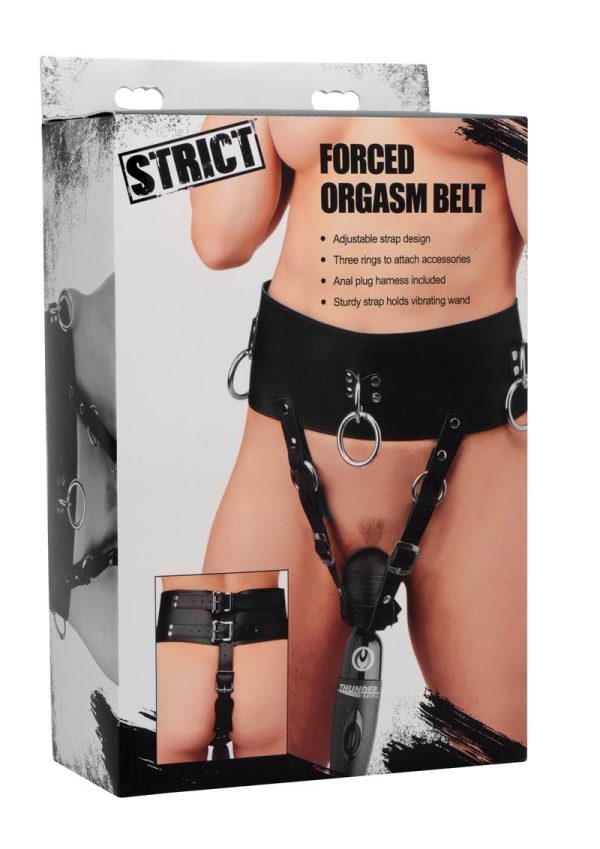 Strict Forced Orgasm Belt Adjustable Black - Image 2