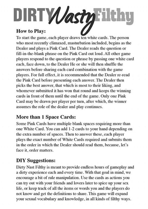 Dirty Nasty Filthy Card Game - Image 4