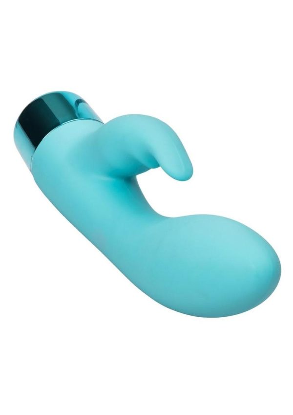 Eden Bunny Silicone Rabbit Vibrator Waterproof Blue - Image 3