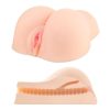 ME YOU US Miss Nikita Vibrating Realistic Masturbator with Bullet and Wired Remote Control - Pussy and Butt - Vanilla