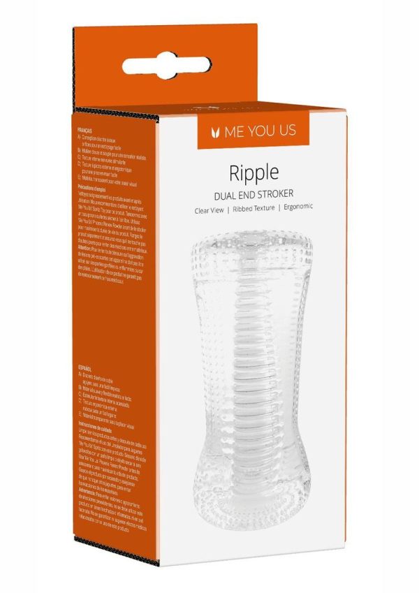 Linx Ripple Dual End Stroker Waterproof Clear - Image 2