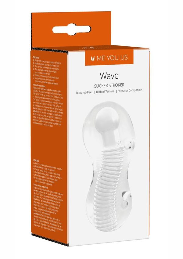 Linx Wave Sucker Stroker Waterproof Clear - Image 2