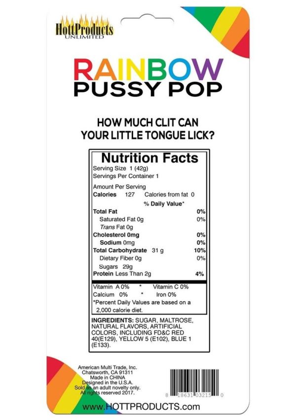 Rainbow Pussy Pops Candy Fruity Flavor - Image 3