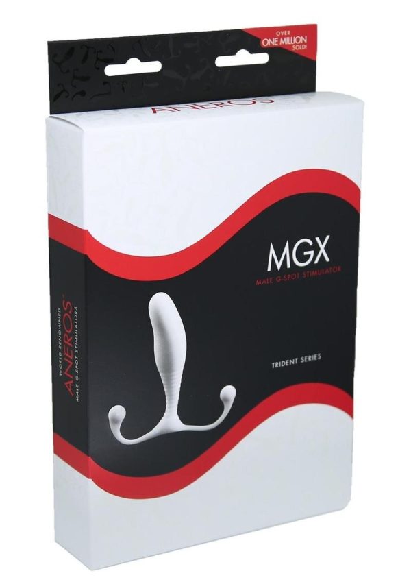 Aneros MGX Male G Spot Stimulator Trident Series White - Image 2
