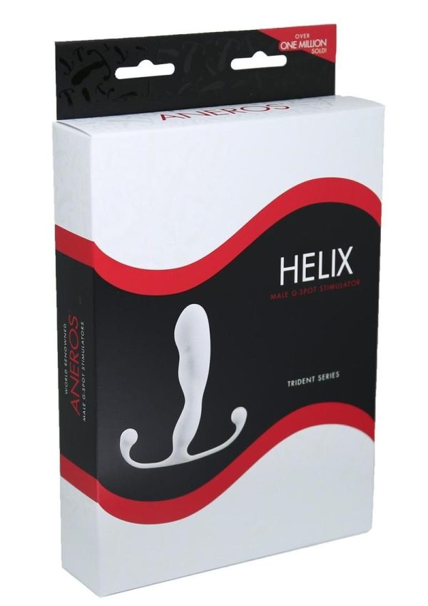 Aneros Helix Male G Spot Stimulator Trident Series White - Image 2