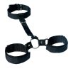 Sex and Mischief Shadow Neck and Wrist Restraint - Black