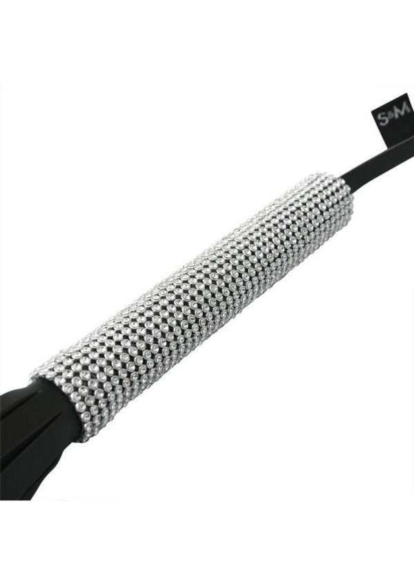 Sex And Mischief Sparkle Flogger Black 31 Inch - Image 3