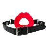 Sex And Mischief Silicone Lips Open Mouth Gag Red - Image 3