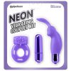 Neon Silicone Vibrating Couples Kit Purple - Image 2