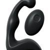 Anal Fantasy Elite Silicone Rechargeable P-Spot Pro with Remote Control - Black