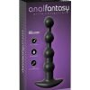 Anal Fantasy Elite Silicone Rechargeable Anal Beads Waterproof Black - Image 2
