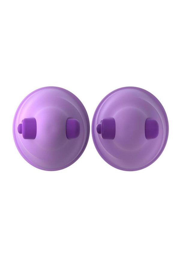 Fantasy For Her Silicone Vibrating Nipple Suck Hers Waterproof Purple 2 Inch - Image 3