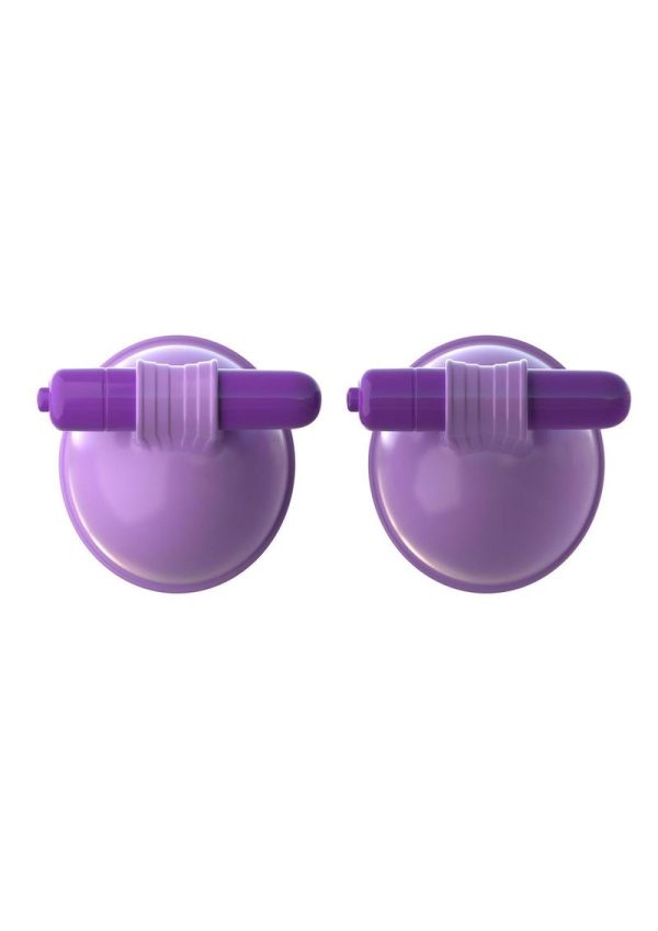 Fantasy For Her Silicone Vibrating Breast Suck-Hers Waterproof Purple - Image 3