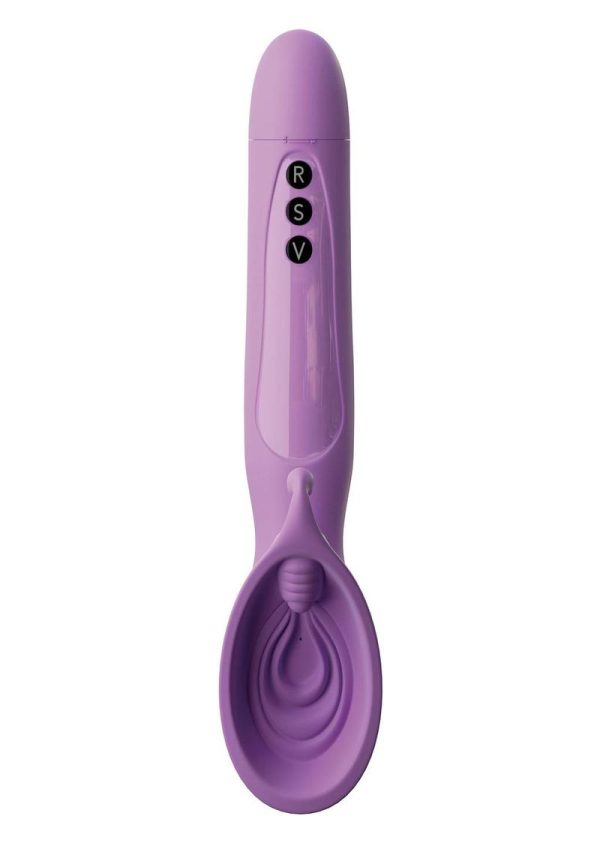 Fantasy For Her Silicone Vibrating Roto Suck Her Stimulator Purple - Image 3