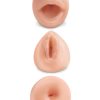 Pipedream Extreme Toyz All 3 Holes Masturbator Kit (4 Pieces) - Vanilla