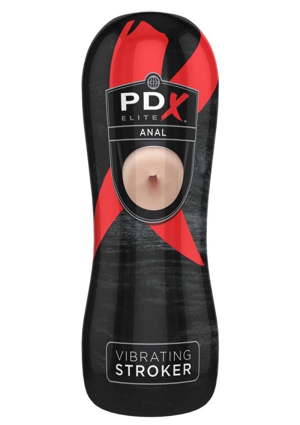 PDX Elite Anal Vibrating Stroker Flesh 7.25 Inch - Image 2