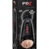 PDX Elite Dirty Talk Starter Stroker Interactive Vibrating Pussy Masturbator Flesh 7 Inch - Image 2