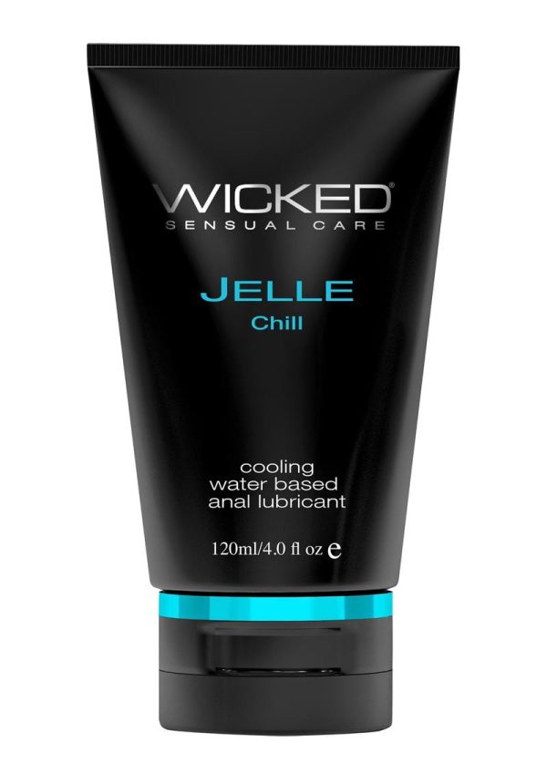 Wicked Jelle Chill Waterbased Anal Gel 4 Ounce